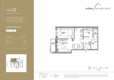2-Zimmer-Wohnung kaufen in Wien – 57,87 m², € 310.503 – Bild 8 von 8