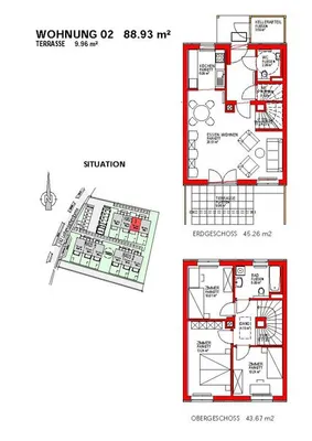 3-Zimmer-Wohnung mieten in Südoststeiermark – 88,93 m², € 945 – Bild 2 von 2