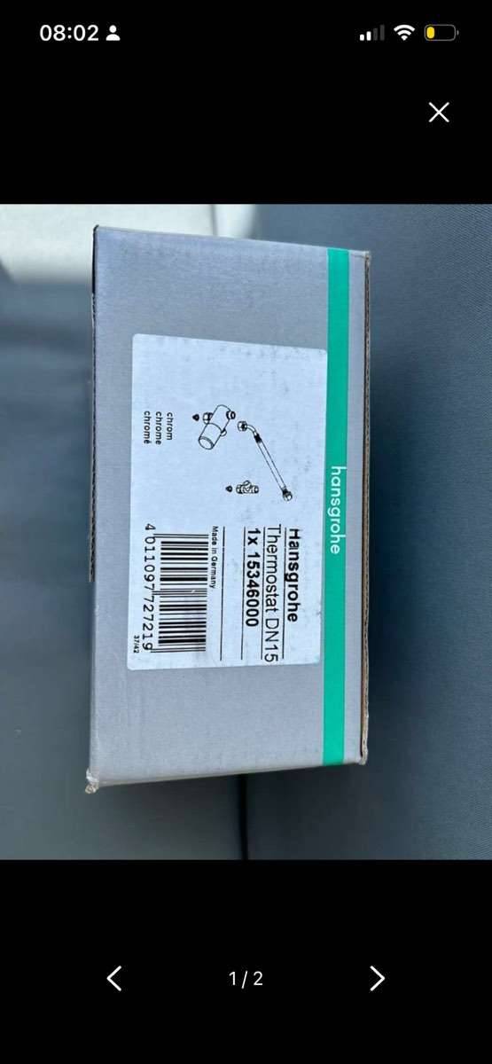 Hansgrohe Thermostat, DN15