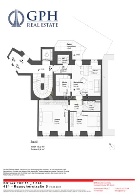 3-Zimmer-Wohnung kaufen in Wien – 75,98 m², € 479.000 – Bild 20 von 20