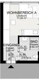 1-Zimmer-Wohnung mieten in Krems an der Donau – 20 m², € 470 – Bild 6 von 6