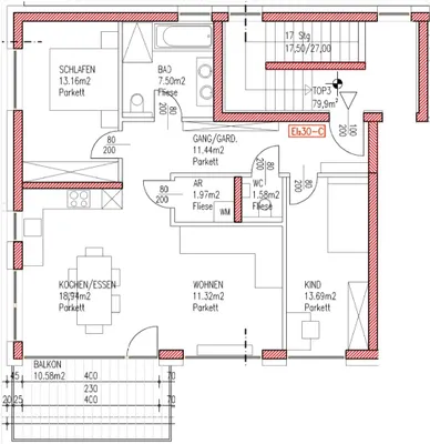 3-Zimmer-Wohnung mieten in Kufstein – 80 m², € 1.780 – Bild 7 von 8