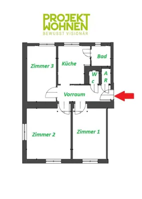 3-Zimmer-Wohnung kaufen in Graz – 69 m², € 172.500 – Bild 13 von 13