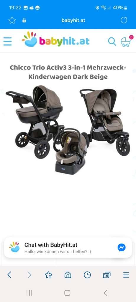 Chicco Kinderwagen Activ 3 in 1 Dreirad,  160,- (3910 Zwettl) - willhaben