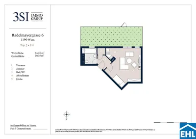 1-Zimmer-Wohnung kaufen in Wien – 34,45 m², € 199.000 – Bild 19 von 19