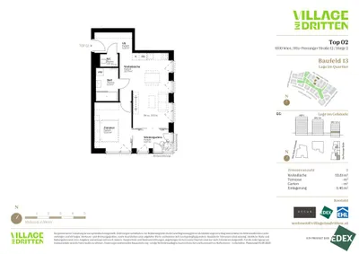 2-Zimmer-Wohnung kaufen in Wien – 53,61 m², € 337.000 – Bild 35 von 35