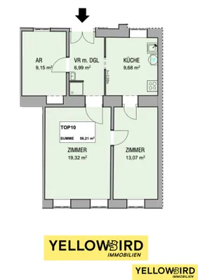 3-Zimmer-Wohnung kaufen in Wien – 60 m², € 199.000 – Bild 15 von 15