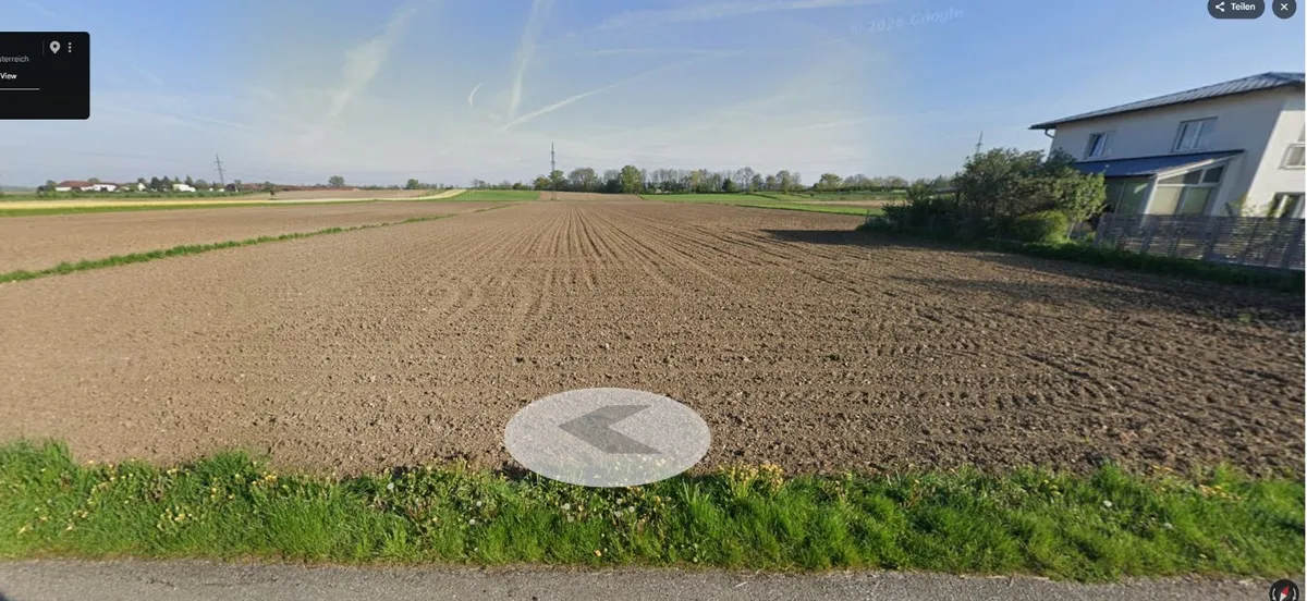 Baugrundstück , ruhige Lage am Stadtrand von Marchtrenk - Ansicht 2