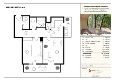 2-Zimmer-Wohnung kaufen in Wien – 69,55 m², € 399.000 – Bild 19 von 19