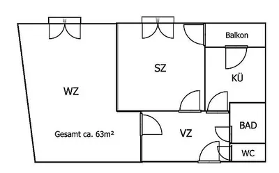 2-Zimmer-Wohnung mieten in Wien – 63 m², € 990 – Bild 12 von 30