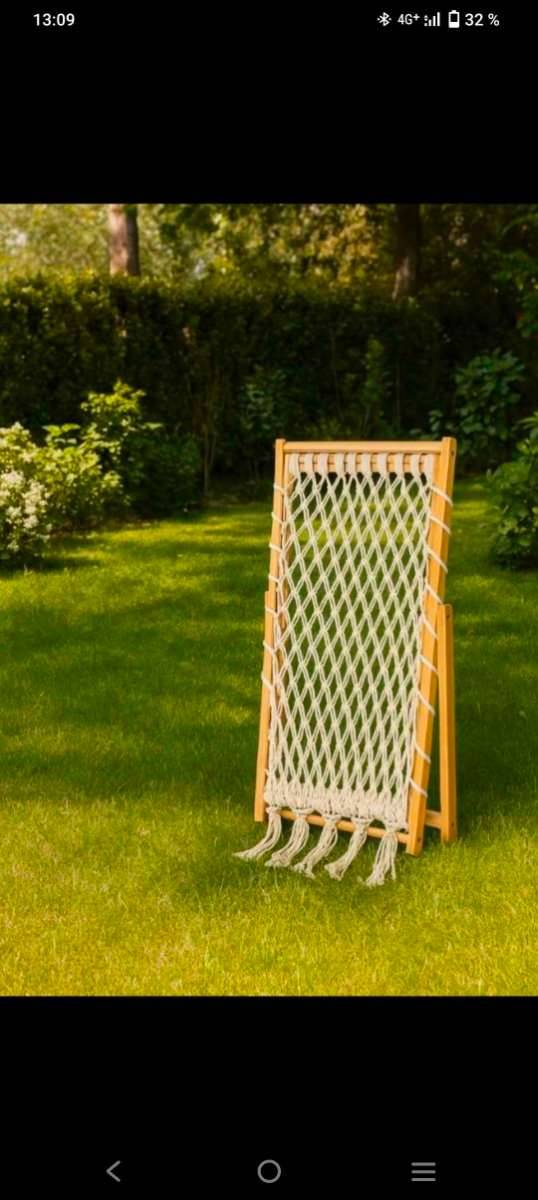 LIEGESTUHL BAMBUS Makramee Liegestuhl Gartenstuhl klappbar Sonnenliege  verstellbar Relaxstuhl Outdoor Klappstuhl Garten Bambusstuhl Garten Lounge  Stuhl Terrasse,  40,- (8511 Sankt Stefan ob Stainz) - willhaben