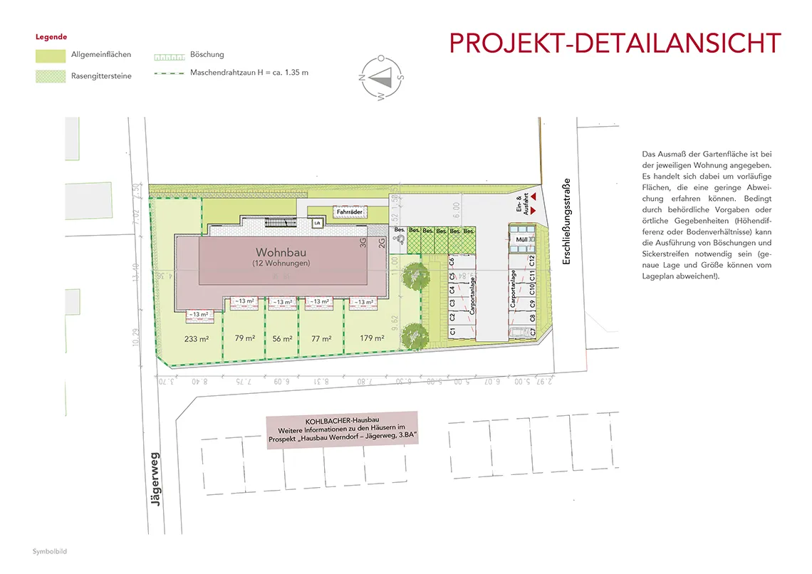 NEUBAUPROJEKT: WERNDORF - Moderne Wohnungen von KOHLBACHER - Ansicht 2