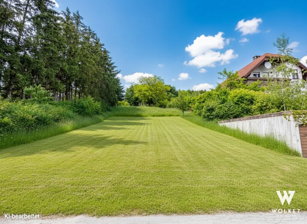 Großzügiges Baugrundstück in Weidlingbach: BK I + II | offene Bauweise | Hanglage | Weitblick | Genehmigter Bauantrag - Ansicht 2