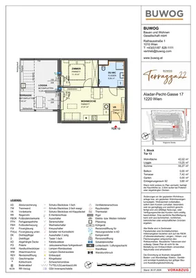 2-Zimmer-Wohnung kaufen in Wien – 42,02 m², € 332.000 – Bild 5 von 5