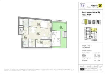 3-Zimmer-Wohnung kaufen in Wien – 62,84 m², € 462.600 – Bild 23 von 23