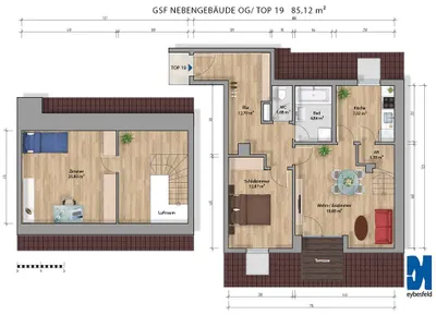 3-Zimmer-Wohnung mieten in Deutschlandsberg – 85 m², € 750 – Bild 15 von 15