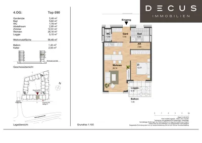 2-Zimmer-Wohnung mieten in Graz – 54,38 m², € 919 – Bild 14 von 14