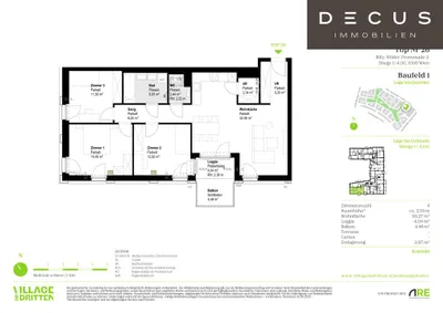 4-Zimmer-Wohnung mieten in Wien – 93,2 m², € 2.249 – Bild 8 von 8