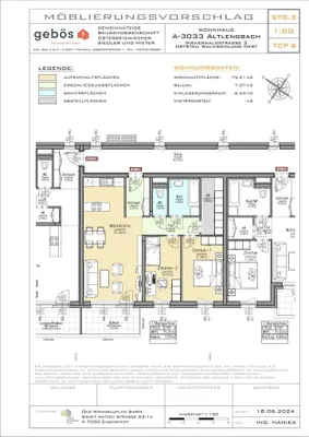 3-Zimmer-Wohnung mieten in Sankt Pölten Land – 75,21 m², € 802 – Bild 19 von 19