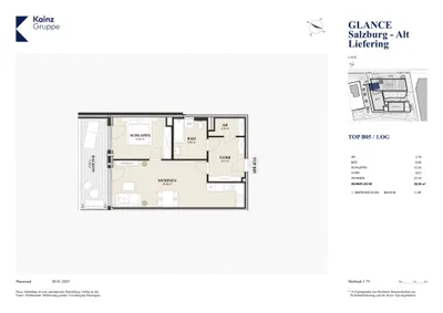 2-Zimmer-Wohnung kaufen in Salzburg Stadt – 56,99 m², € 441.500 – Bild 9 von 9
