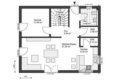 3-Zimmer-Haus kaufen in Baden – 132 m², € 649.500 – Bild 2 von 5
