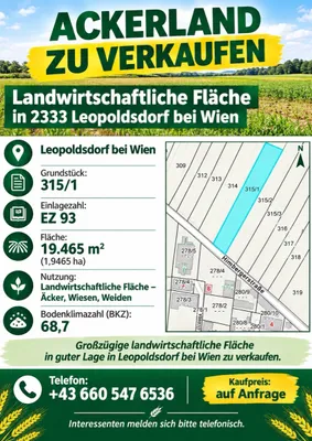 Grundstück kaufen in Bruck an der Leitha – 19 465 m², € 282.000 – Bild 3 von 3