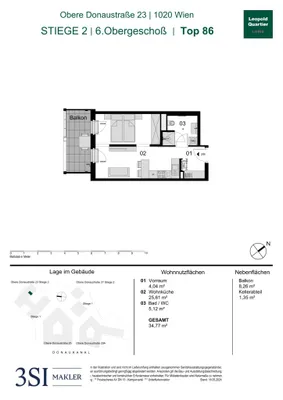 1-Zimmer-Wohnung kaufen in Wien – 34,77 m², € 377.000 – Bild 28 von 28