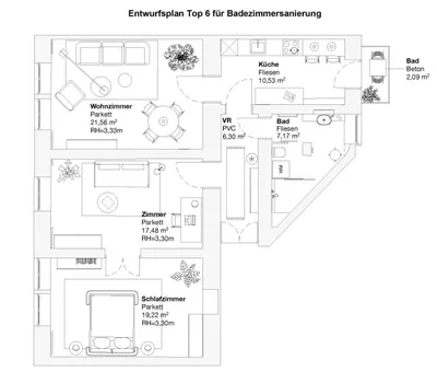 4-Zimmer-Wohnung kaufen in Graz – 81 m², € 169.000 – Bild 22 von 22