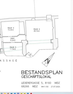3-Zimmer-Gewerbeimmobilie mieten in Weiz – 72 m², € 599 – Bild 17 von 17