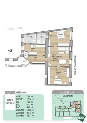 3-Zimmer-Wohnung kaufen in Wien – 100,96 m², € 549.000 – Bild 26 von 26