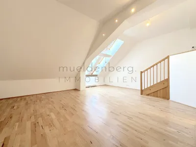 Unbefristete helle 3 Zimmer Dachgeschosswohnung beim Schwedenplatz