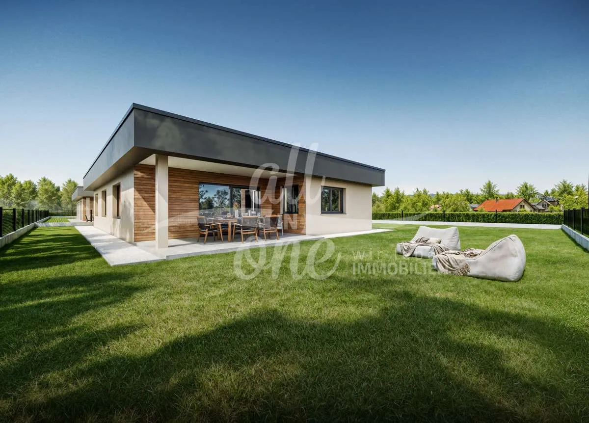 Massiv-Neubau: Bungalow - Wohnen nahe Velden - Ansicht 3