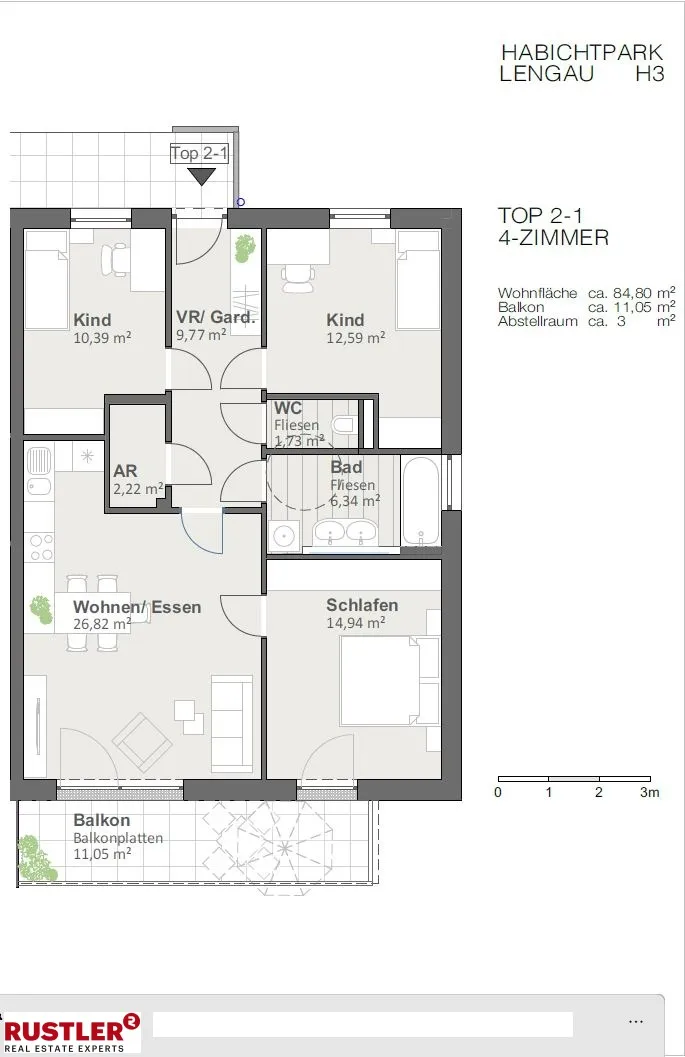 Wohnung – Lengau - Ansicht 3