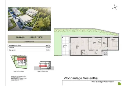 3-Zimmer-Wohnung kaufen in Amstetten – 81,79 m², € 392.000 – Bild 3 von 10