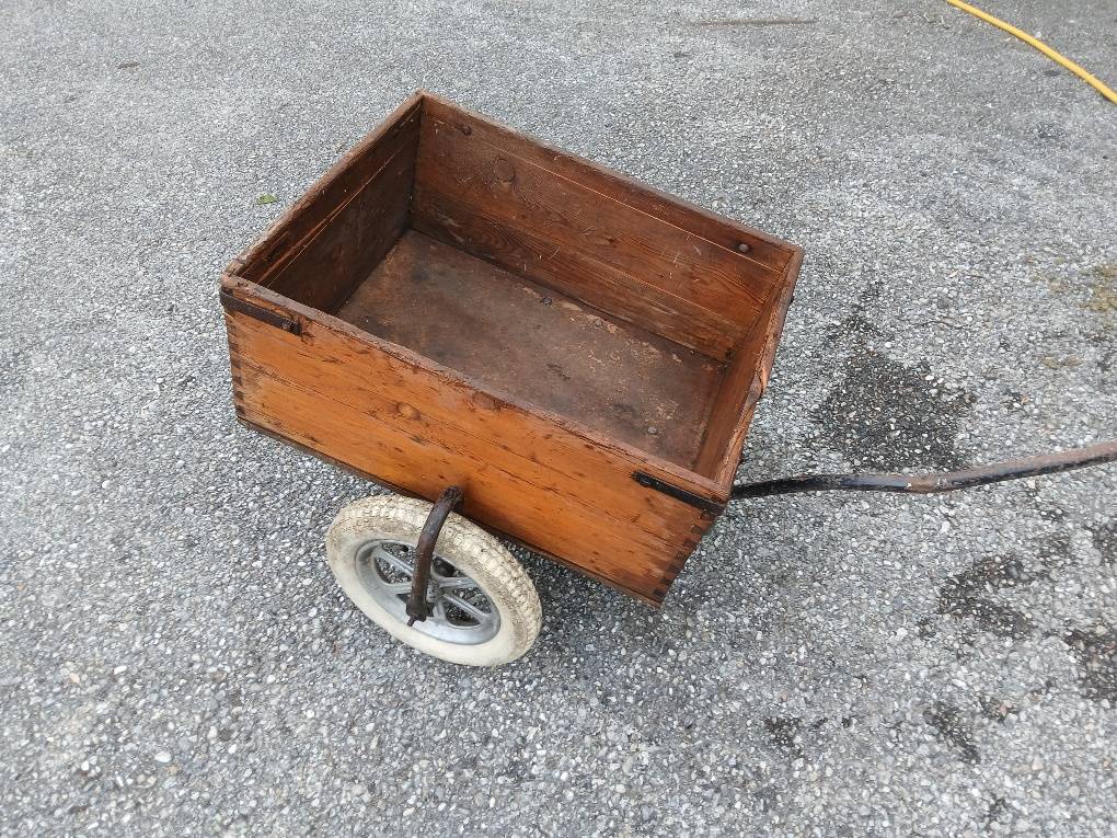Fahrradanhnger aus Holz, Bollerwagen, Anhnger,  190,- (2842 Edlitz) -  willhaben