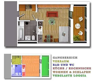 1-Zimmer-Wohnung mieten in Linz – 30 m², € 580 – Bild 10 von 11