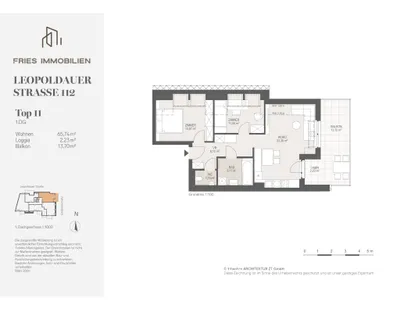 3-Zimmer-Wohnung mieten in Wien – 65,74 m², € 1.350 – Bild 11 von 11