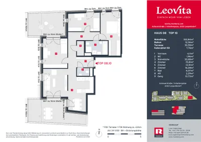 4-Zimmer-Wohnung kaufen in Bruck an der Leitha – 103,44 m², € 649.500 – Bild 3 von 12