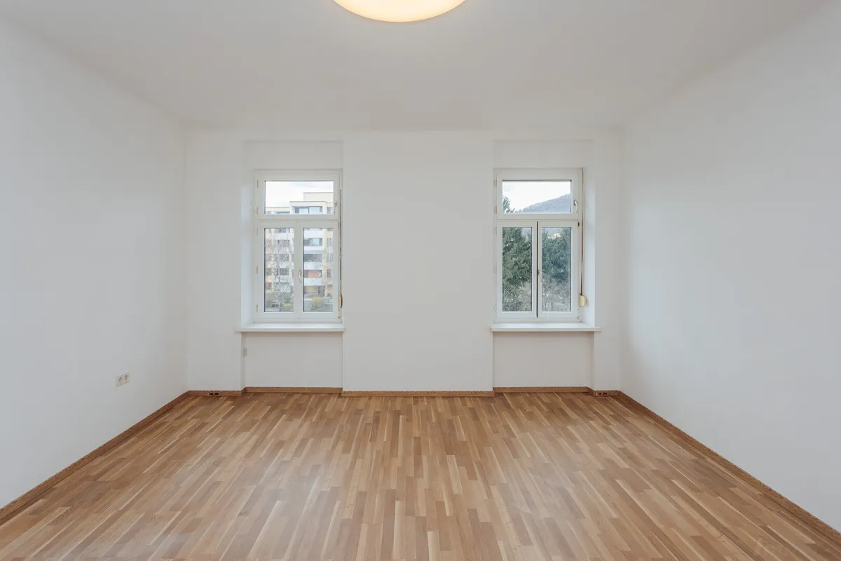 Großzügige 4-Zimmer-Mietwohnung in Graz-Eggenberg - perfekt für Familien oder als Studenten-WG - Ansicht 2