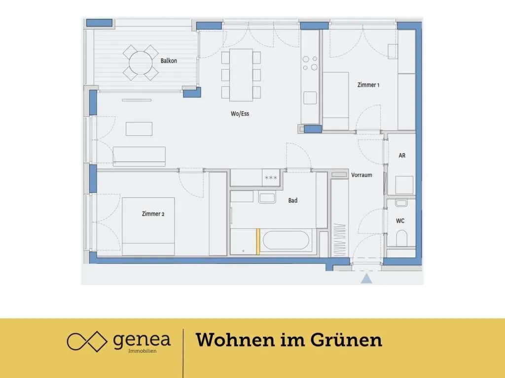 Provisionsfrei | Moderne Wohnungen in Jakomini Verde | Urbanes Leben trifft Erholung - Ansicht 2