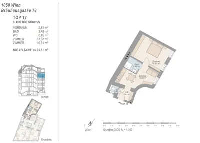 2-Zimmer-Wohnung kaufen in Wien – 35,8 m², € 179.000 – Bild 9 von 9