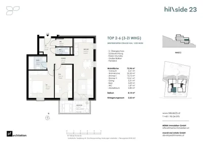 3-Zimmer-Wohnung kaufen in Wien – 73,94 m², € 494.500