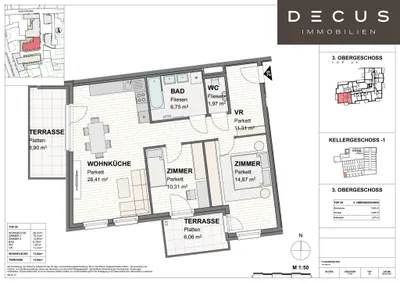 3-Zimmer-Wohnung mieten in Sankt Pölten – 73,62 m², € 1.199 – Bild 16 von 16