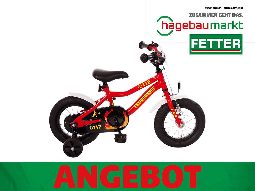 16" Kinderfahrrad sold KUMA "Feuerwehr" - B-Ware neu