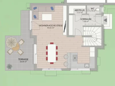 4-Zimmer-Haus kaufen in Wien – 113,27 m², € 929.900 – Bild 2 von 6