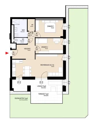 3-Zimmer-Wohnung mieten in Sankt Pölten – 93 m², € 1.262 – Bild 15 von 15