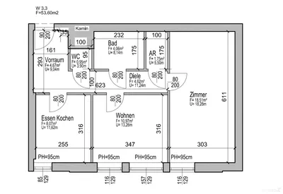 2-Zimmer-Wohnung mieten in Graz – 53,6 m², € 695 – Bild 15 von 15