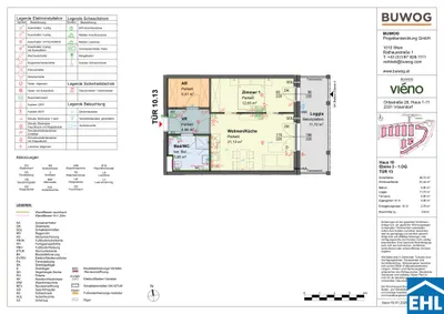 2-Zimmer-Wohnung mieten in Mödling – 49,72 m², € 1.169 – Bild 12 von 12