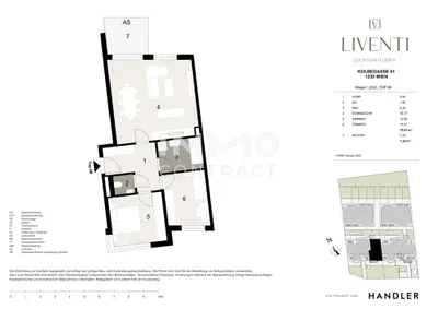 3-Zimmer-Wohnung kaufen in Wien – 70,43 m², € 449.000 – Bild 10 von 10