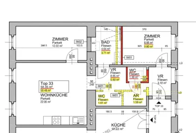 3-Zimmer-Wohnung kaufen in Wien – 59,48 m², € 340.000 – Bild 7 von 7